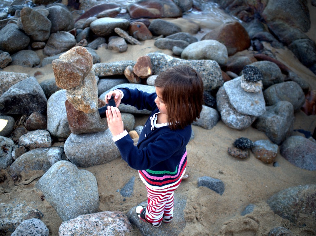 Taking photos in Monterey