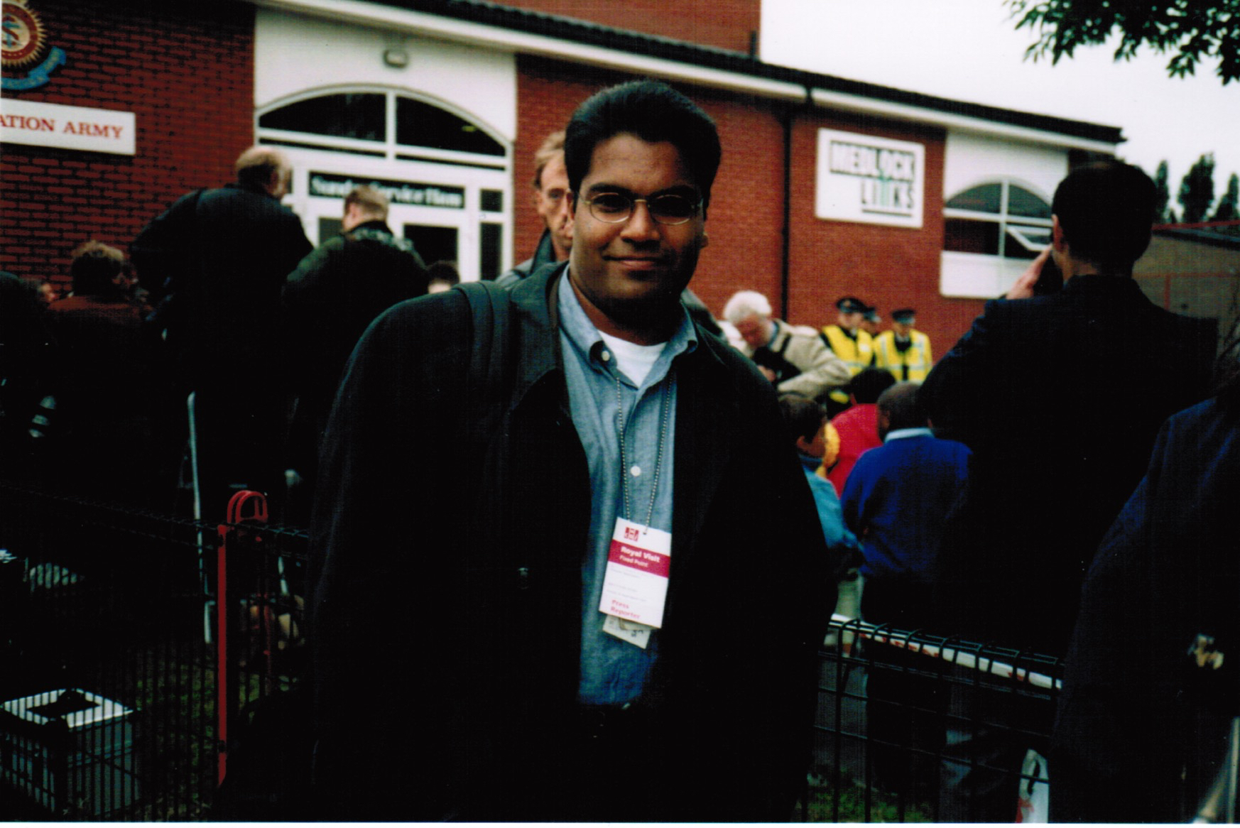 Hanson at Royal Visit for Charles 1997